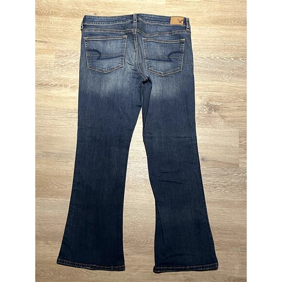 American Eagle Outfitters Dark Blue Women's Jeans 14 Short - Picture 7 of 9